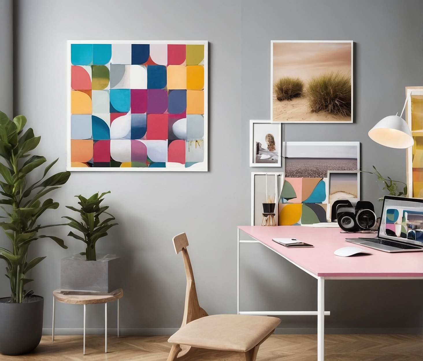 Espacio de trabajo con diseño